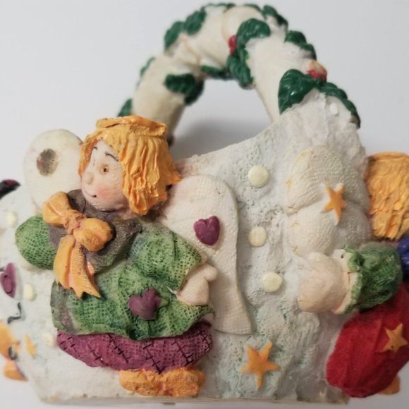 Three Hands Corp. Ceramic Decorative Basket - Picture 6 of 6